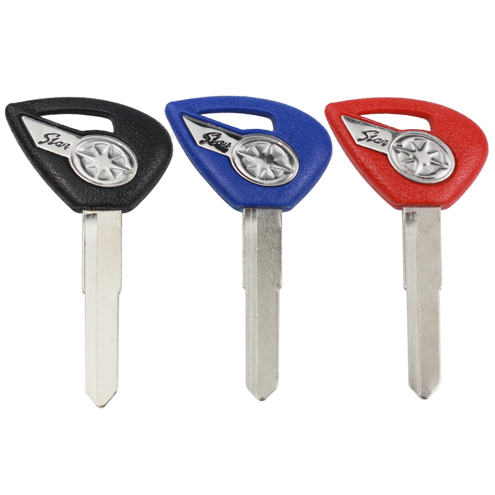 Motorcycle Blank Uncut Key Motorbike Duplicate Key Replacement for Y-amaha Dragstar V-Star DS400 DS650 DS1100 XVS400 XVS650 XV1900 XVS1300 XVS950 XV1700