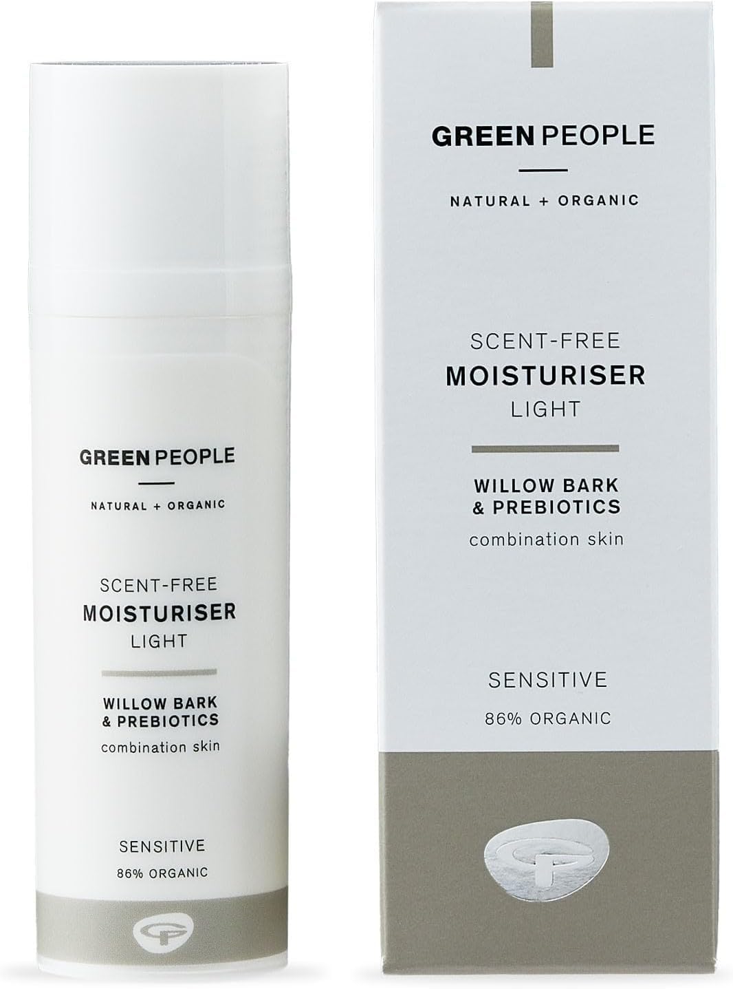– Scent Free Light Moisturiser - Suitable for Sensitive Skin - Organic, Cruelty Free & Vegan, 50ml