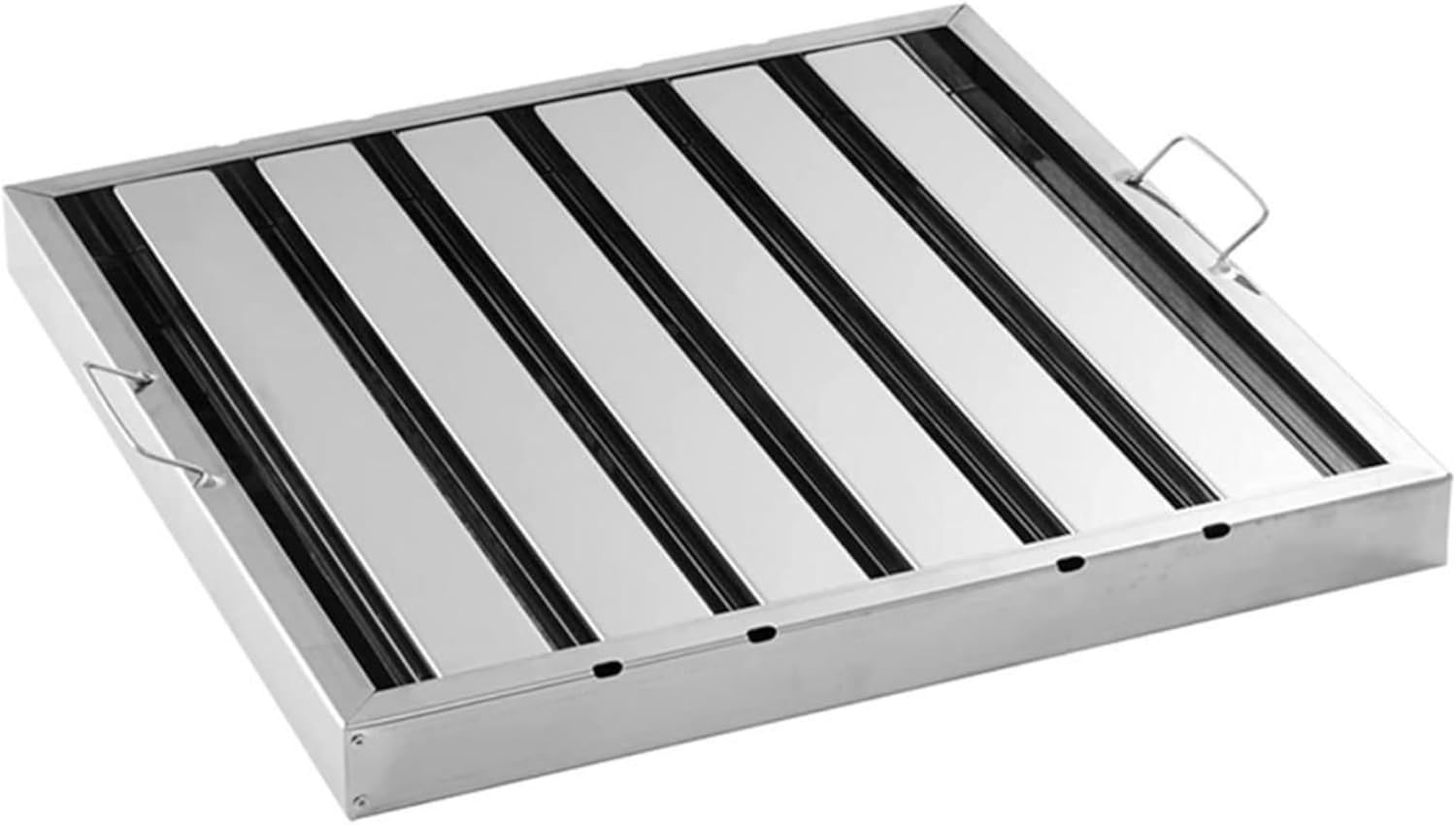 Stainless Steel Canopy Grease Baffle Filter For Commercial Kitchens