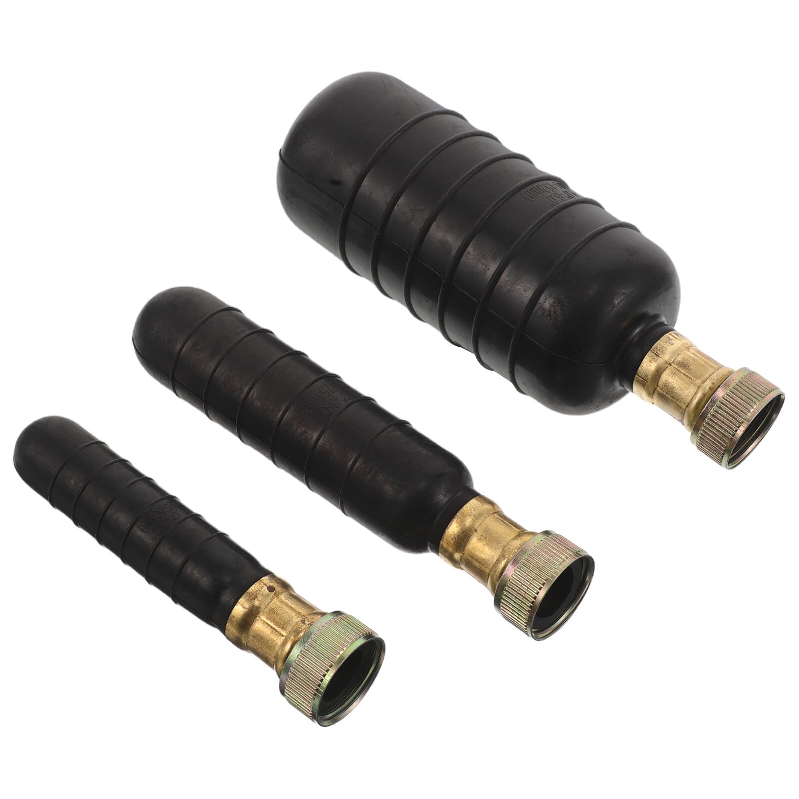 Ciieeo Kit de 3 Vejigas de Drenaje de Goma para Tuberías Principales y Alcantarillado, Desatascador Fácil Mantenimiento Completo del Hogar