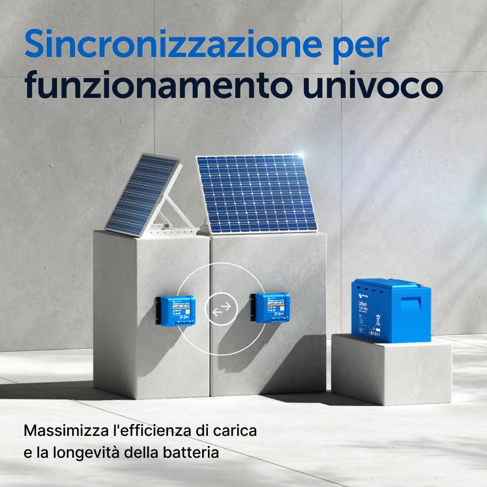 Victron Energy SmartSolar MPPT Regolatore di Carica Solare 100V 20A 12/24/48V Bluetooth