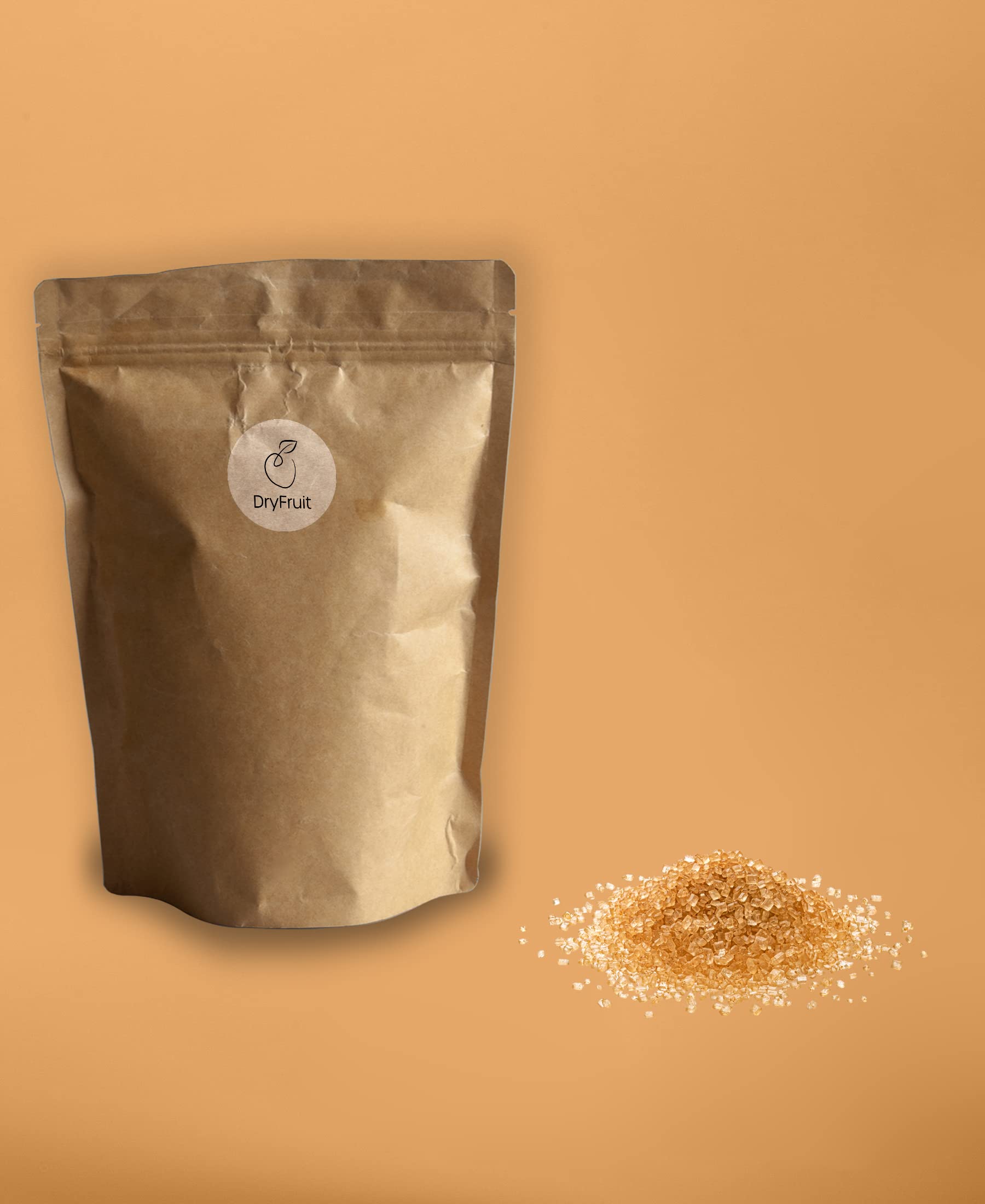 Dry-Fruit - Rohrzucker 5 KG | brauner Zucker | unraffiniert | aus Mauritius | Natur - ohne Zusätze | fein körnig | ideal für Cocktails, Backen oder zum Karamellisieren von Desserts