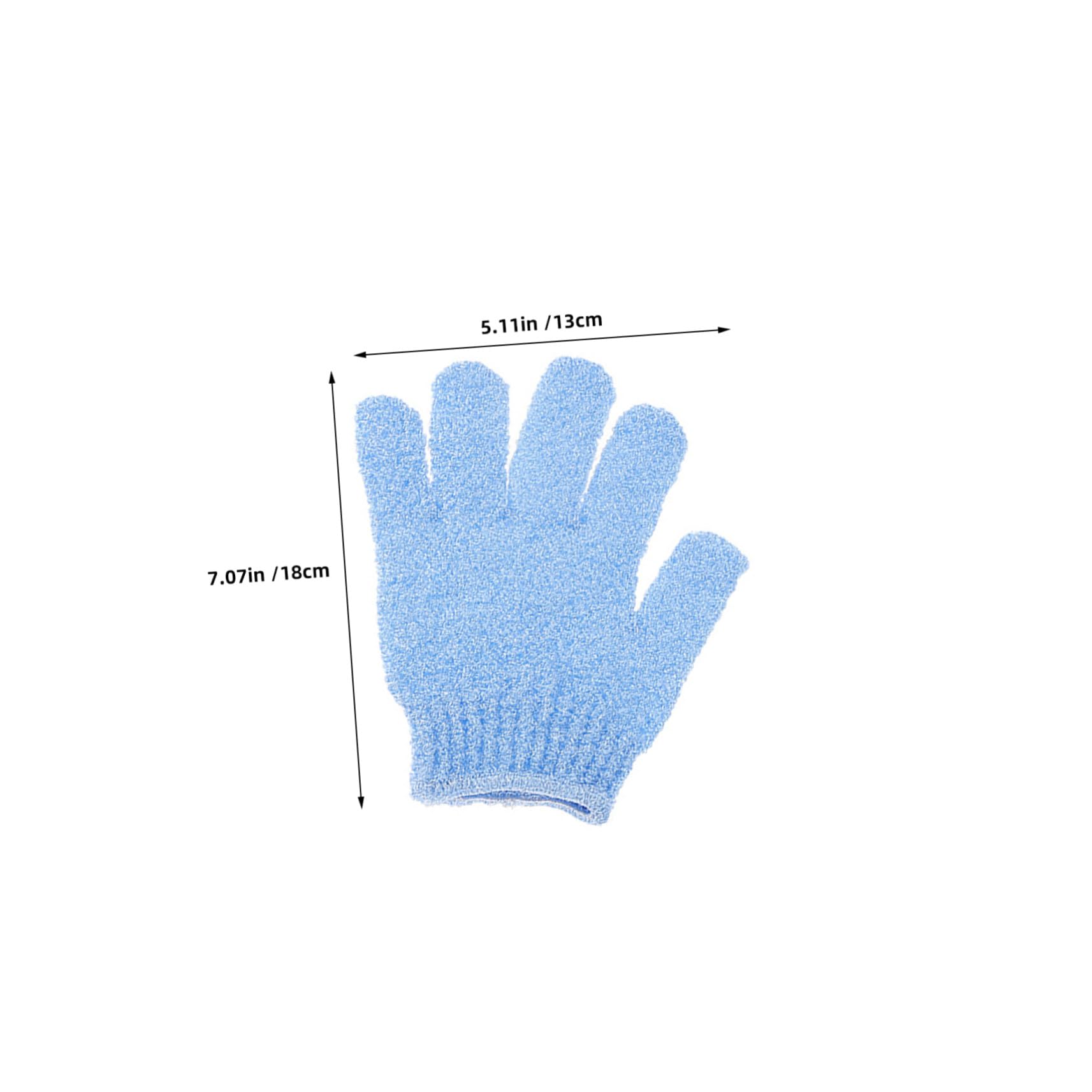 Baluue 16paia Guanti Esfolianti Da Bagno in Nylon Di Guanti Da Doccia Cinque Dita Per Rimuovere La Morta Accessori Per Pulizia Del Corpo Per Uomo e Donna