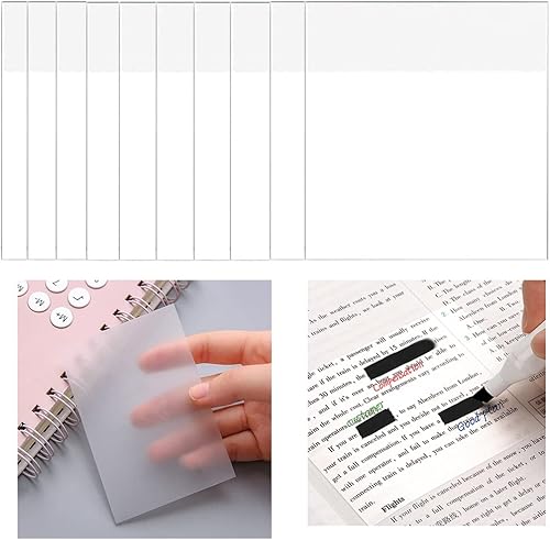 Miniatura 1 de Notas adhesivas transparentes de 3 x 3 pulgadas impermeables autoadhesivas 500 unidades notas adhesivas translúcidas 75 x 75 pulgadas para oficina
