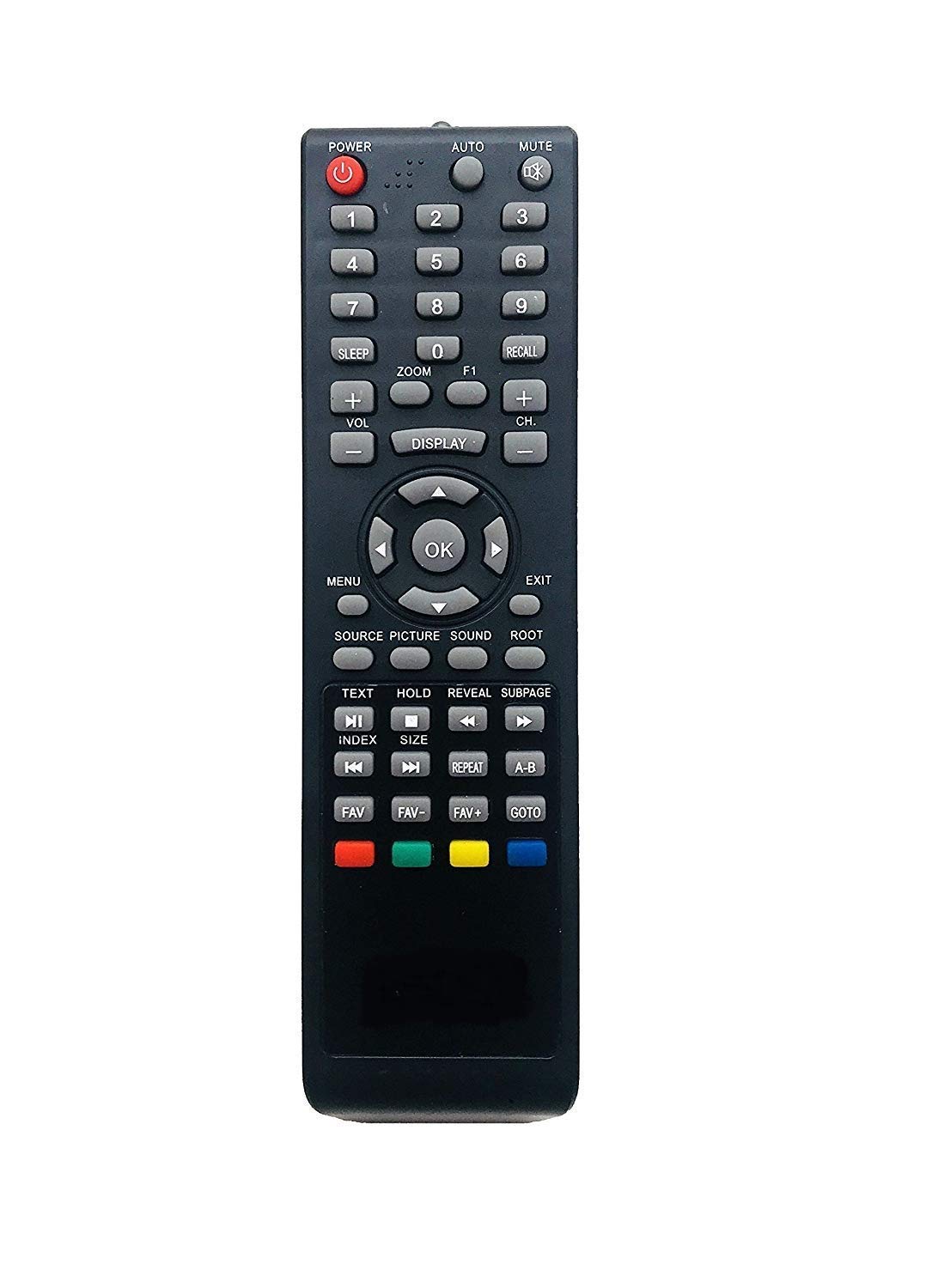 Remote Control for Lloyd/INTEX/Star/FUTEC/BPL Genus/VU LED TV LED 18-09 (Please Match The Image with Your Old Remote) (B0CP664BPP) Amazon Price History, Amazon Price Tracker
