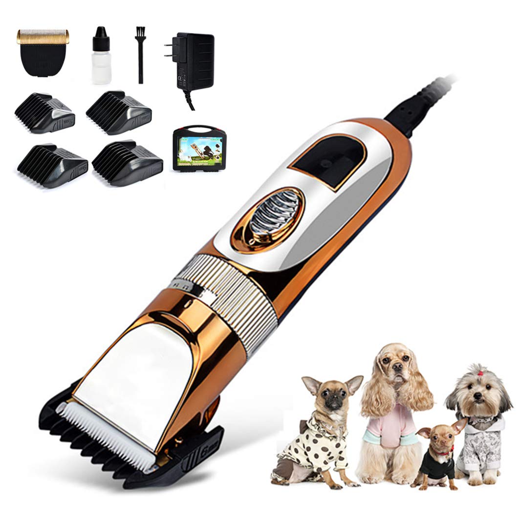 SYTH Cortapelos profesional para perros, corte de pelo de animales, corte de alta potencia con bajo nivel de ruido, máquinas para cortar el pelo para perros pequeños, medianos y grandes y gatos