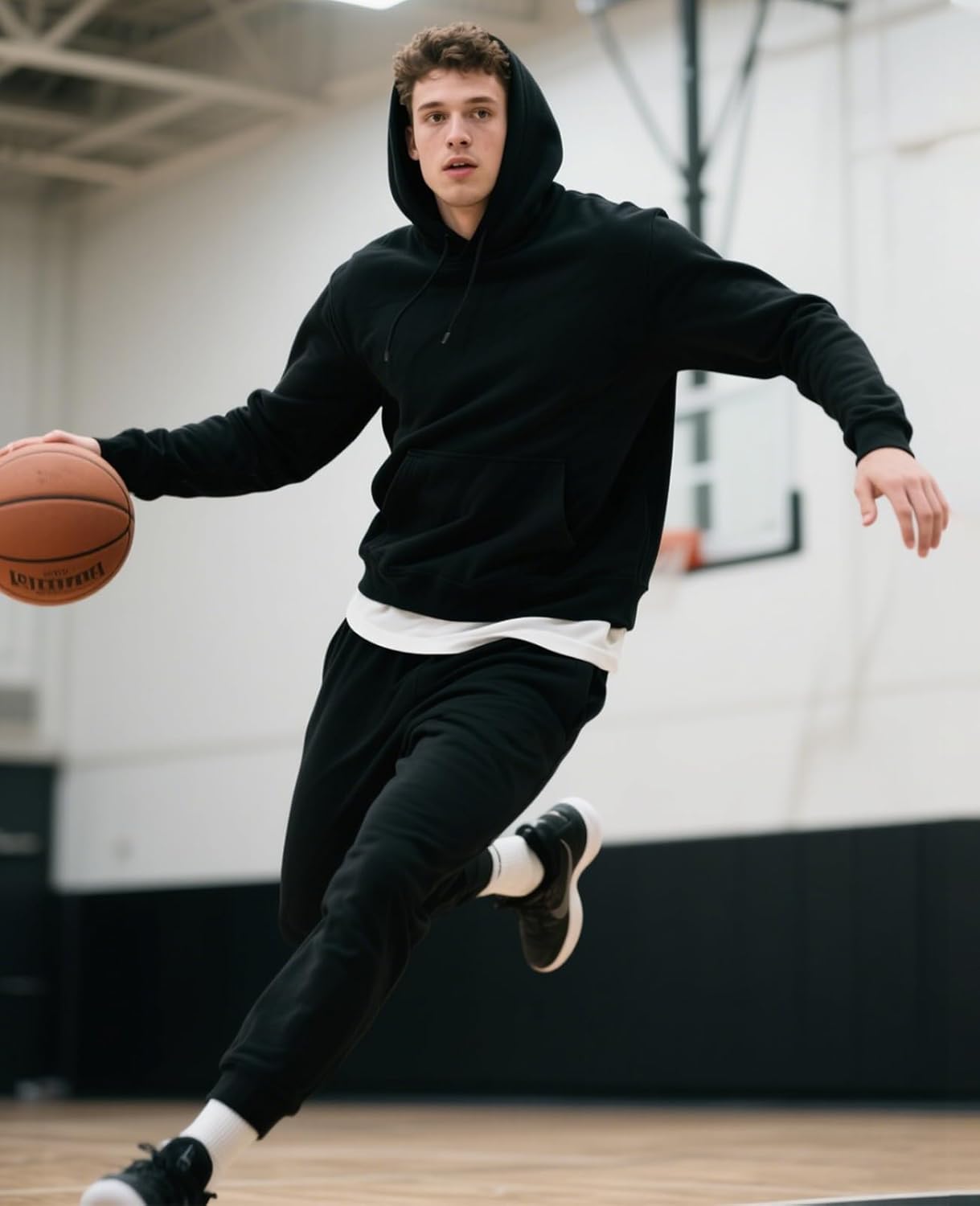 Men's Tracksuits 2 Piece Hoodie and Sweatpants Set Fleece Sweatsuits Casual Athletic Jogging Suit for Men - Image 2