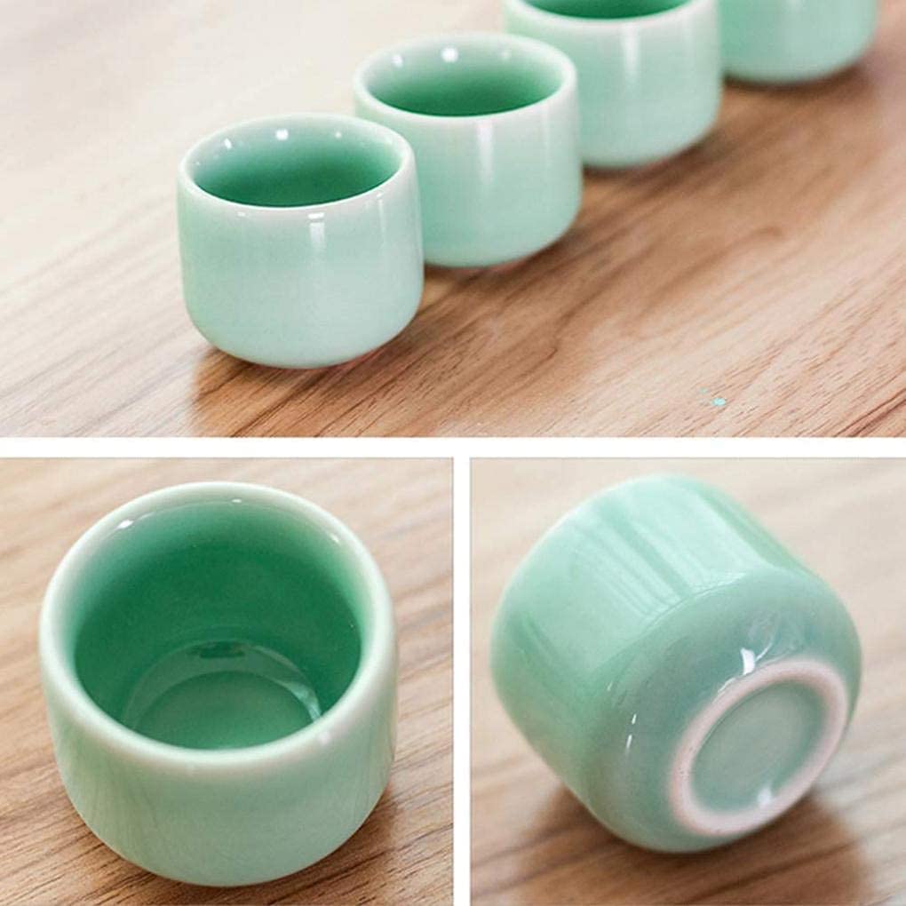 Zestaw do sake, kieliszki do sake, 8-częściowy ceramiczny zestaw do sake, zestaw do sake dla dorosłych, zestaw do białego wina na prezent, herbata Matsunaka do picia,Glaze-8Pcs