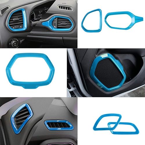 Miniatura 2 de Juego de 31 piezas de decoración interior de automóvil Accesorios de decoración para Jeep Renegade 2015-2018 (azul cielo)