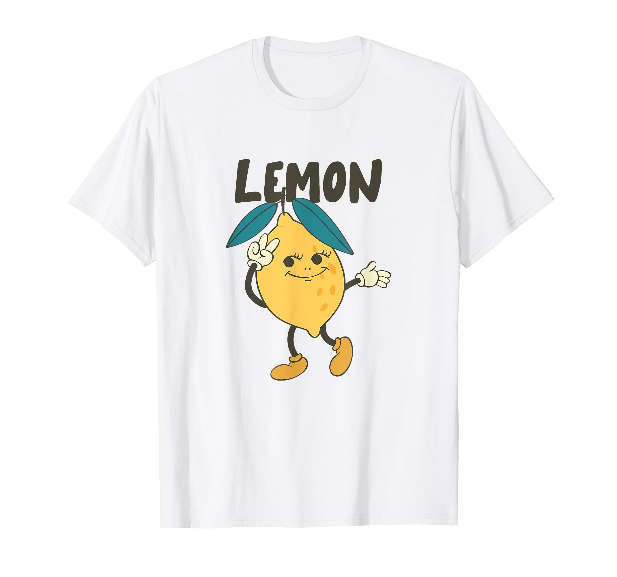 Amazon | レモン Lemon キャラクター ピース 顔 イラスト かわいい