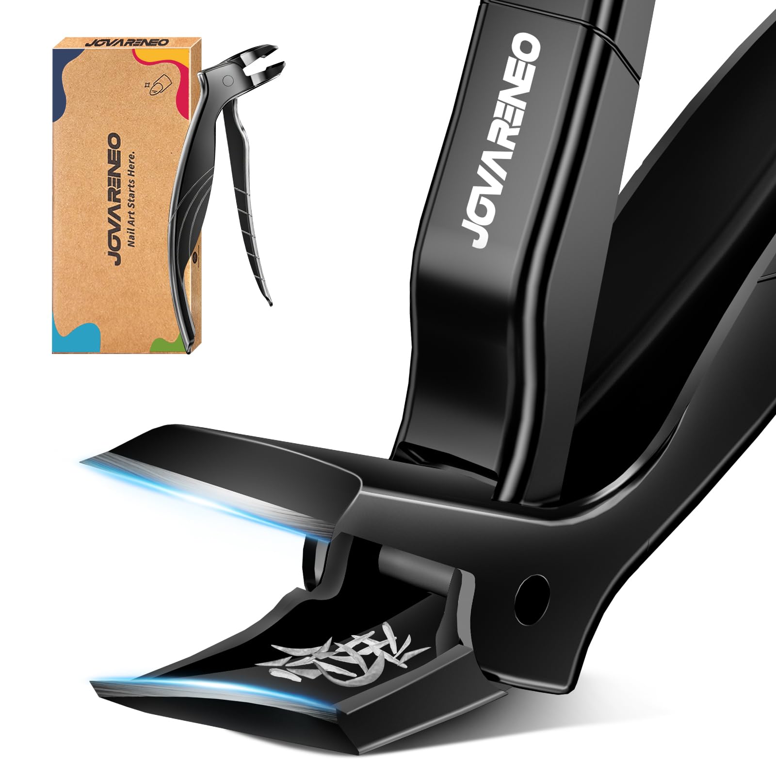 Toenail Clippers for Seniors Angled Head Large Toe Nail Clippers for Thick Toenails Wide Jaw Eagle Beak Clippers