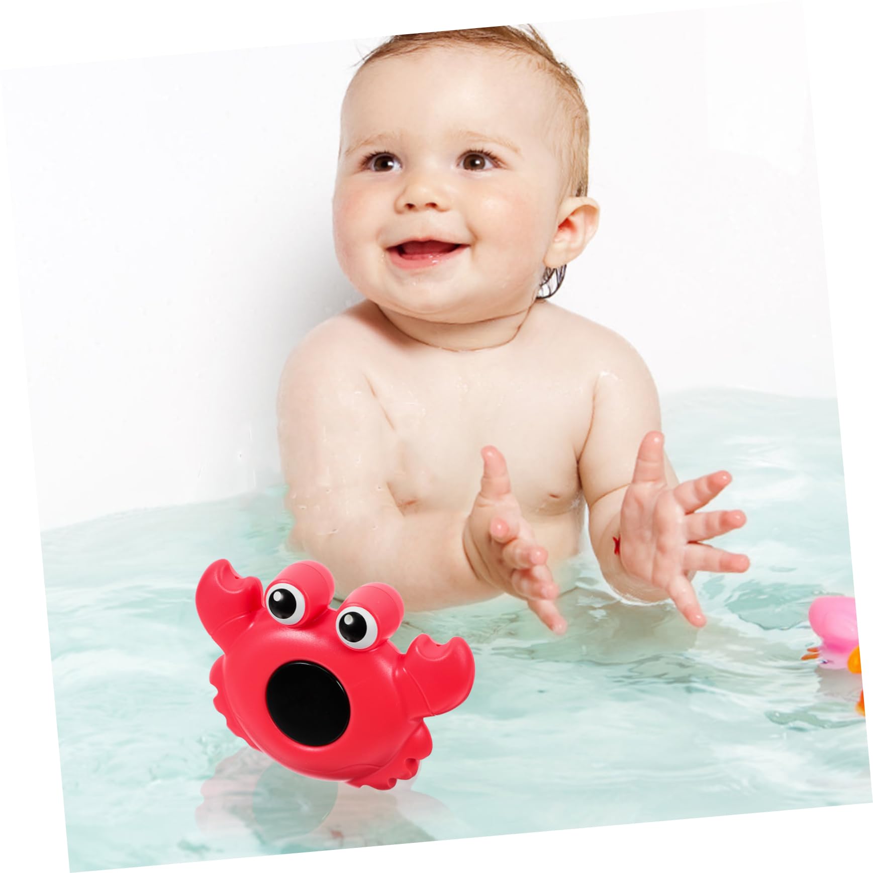 Toyvian 5pezzi Termometro Per Bagnetto Forma Di Animale Termometro Digitale Sicuro Per Misurare La Temperatura Della Vasca Da Bagno o Piscina