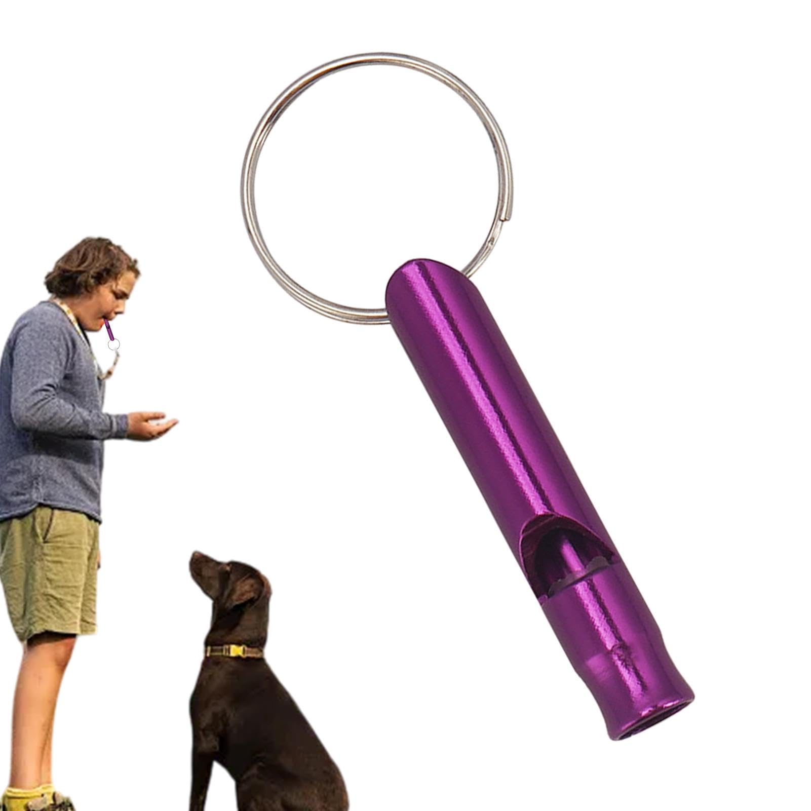 Sifflet de dressage puissant pour chien, chiot, chat, chien, sifflet de dressage pour rappel et dressage de chien, fréquences réglables, ensemble de dressage pour chien