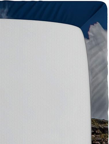 Miniatura 5 de Ambesonne Venezuela Fitted Sheet, View from The Plateau of Roraima on The Gran Sabana, Bed Cover with All-Round Elastic Deep Pocket for Comfort,