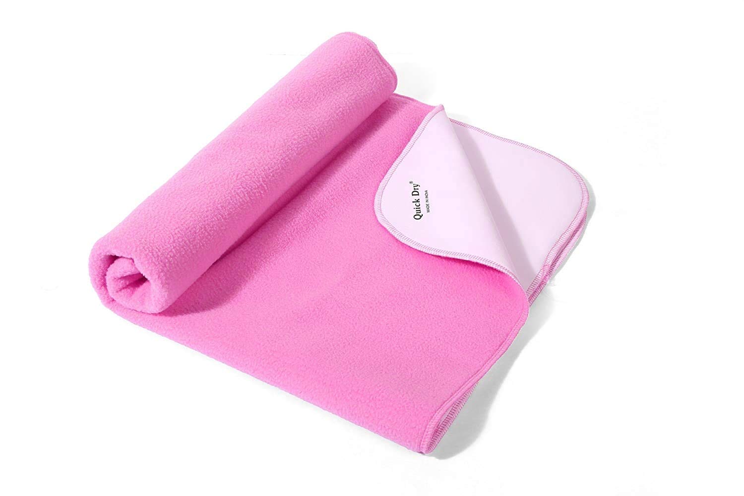 FRATELLI Waterproof Safety Stitched Bed Protector (Pink, XL- 4.5 x 6.5ft)