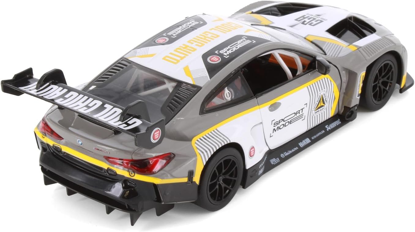 Box of 4 BMW M4 GT3 CCA Cool Chic Auto, Gray 68282SD - 1/24 Scale Diecast Model Cars