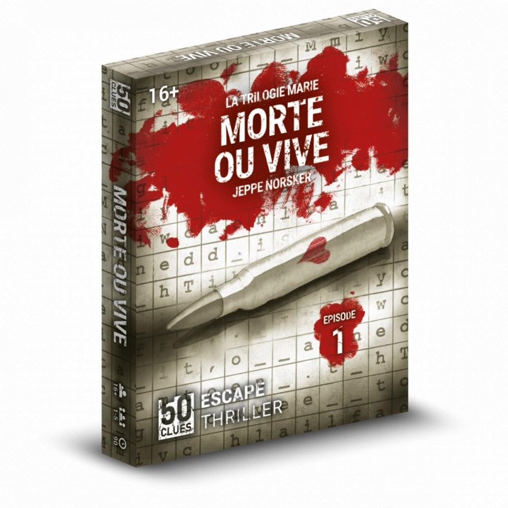 Blackrock 50 Clues: Season 2 - The Mary Trilogy - French Version NOR014SA, Grey / Red - Image 3