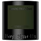 Hinoki Fantôme Scented Candles for Men and Women - 8.5 oz - Soy, Coconut Wax Candle Blend - Aromatic Candles for Home with Japanese Cypress, Jasmine and Smoked Amber - 50-Hour Burn - Cotton Wick