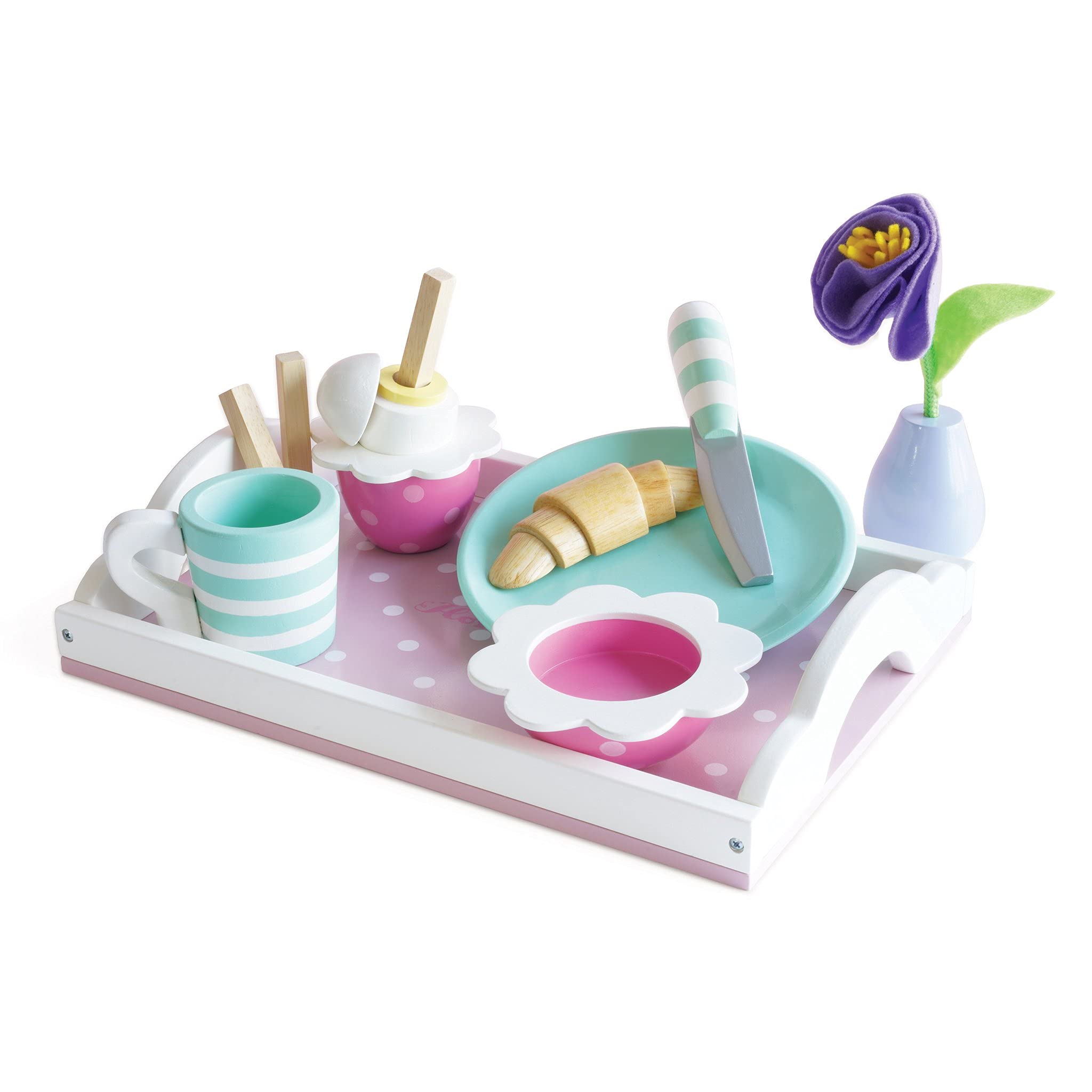 Le Toy Van Unisex Three Tier Patisserie Cake Stand-8 Piece ( W:17.5 X D:17.5 X H:25cm) One Size Multicoloured By Childsplay Clothing