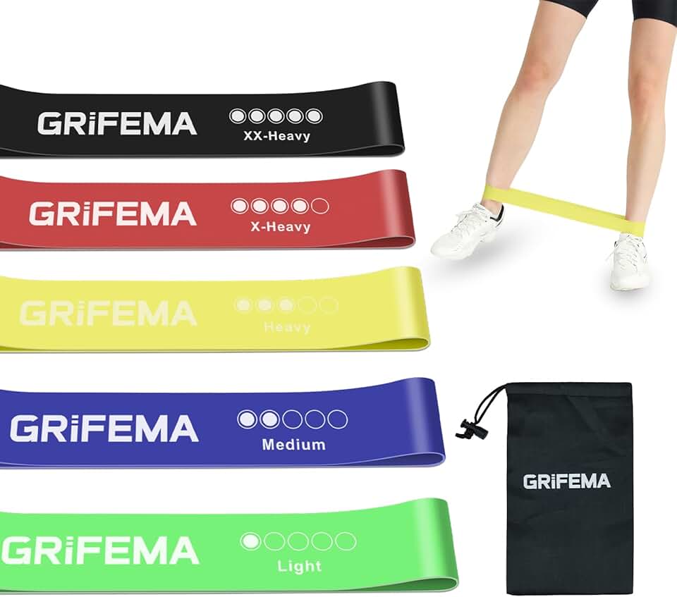 GRIFEMA GAK5001 Resistance Bands [Set of 5], Exercise Resist