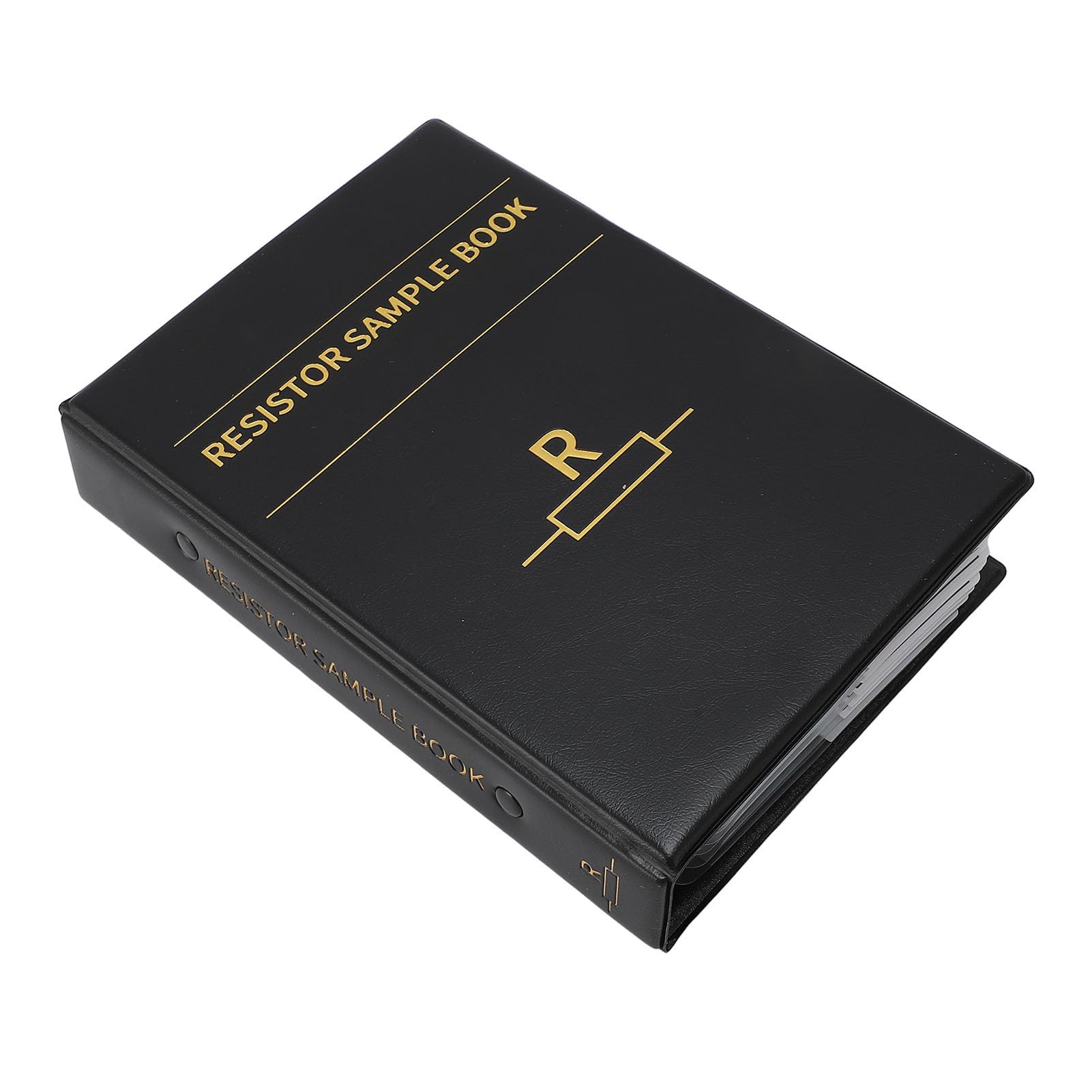Libro de muestras de resistores SMD 1206, kit de resistores de chip surtidos con precisión del 1% y 170 valores, 50 de cada uno, carpeta compacta de componentes electrónicos de PV