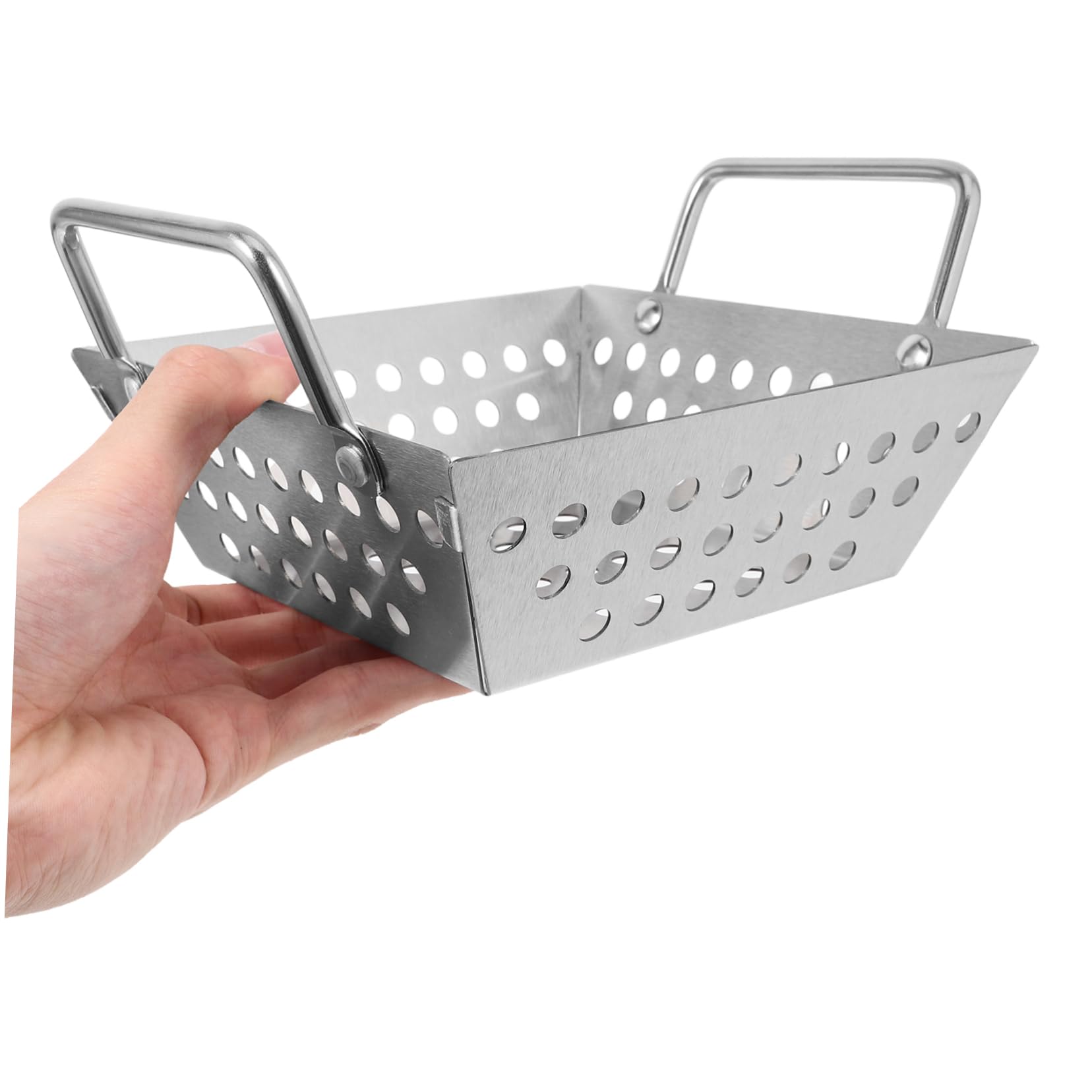 4 szt. Kosze do przechowywania grilla ze stali nierdzewnej, trwałe kosze do grillowania z grillowaną żywnością, akcesoria do warzyw, taca do grillowania z powłoką odporną na zużycie