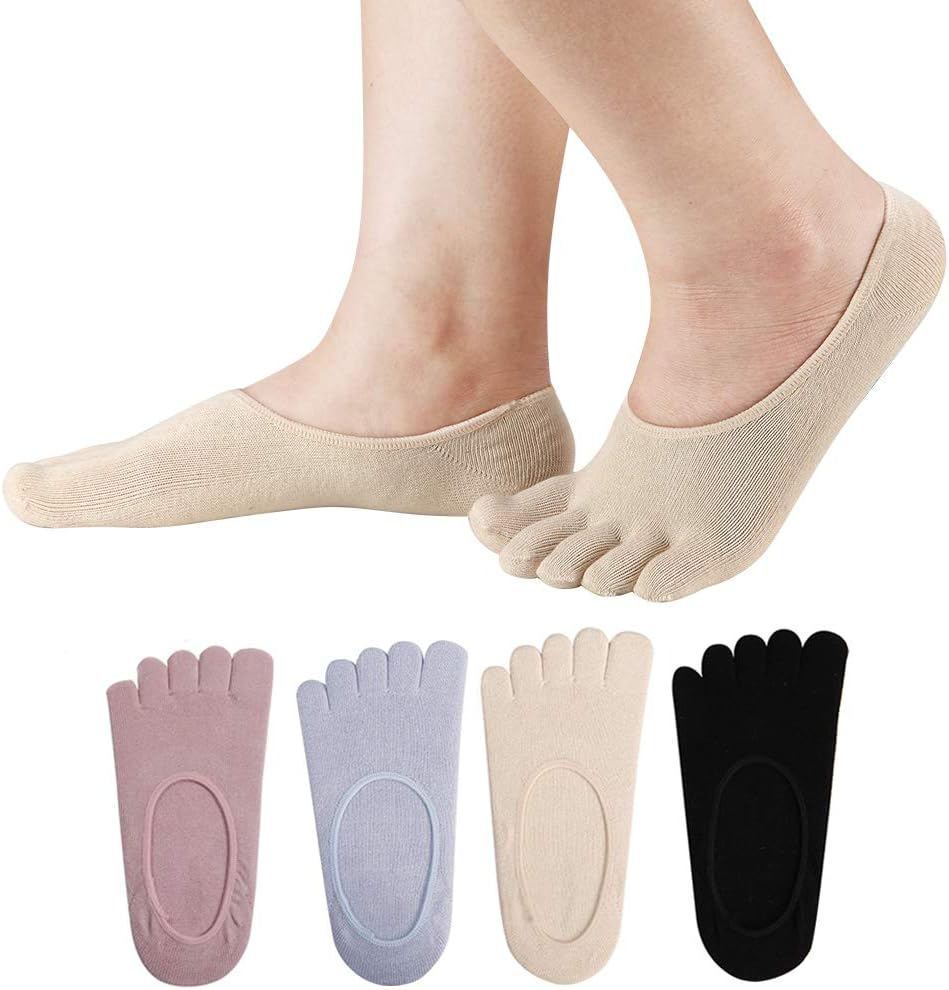 womens Women No Show Toe Socks Women No Show Toe Socks