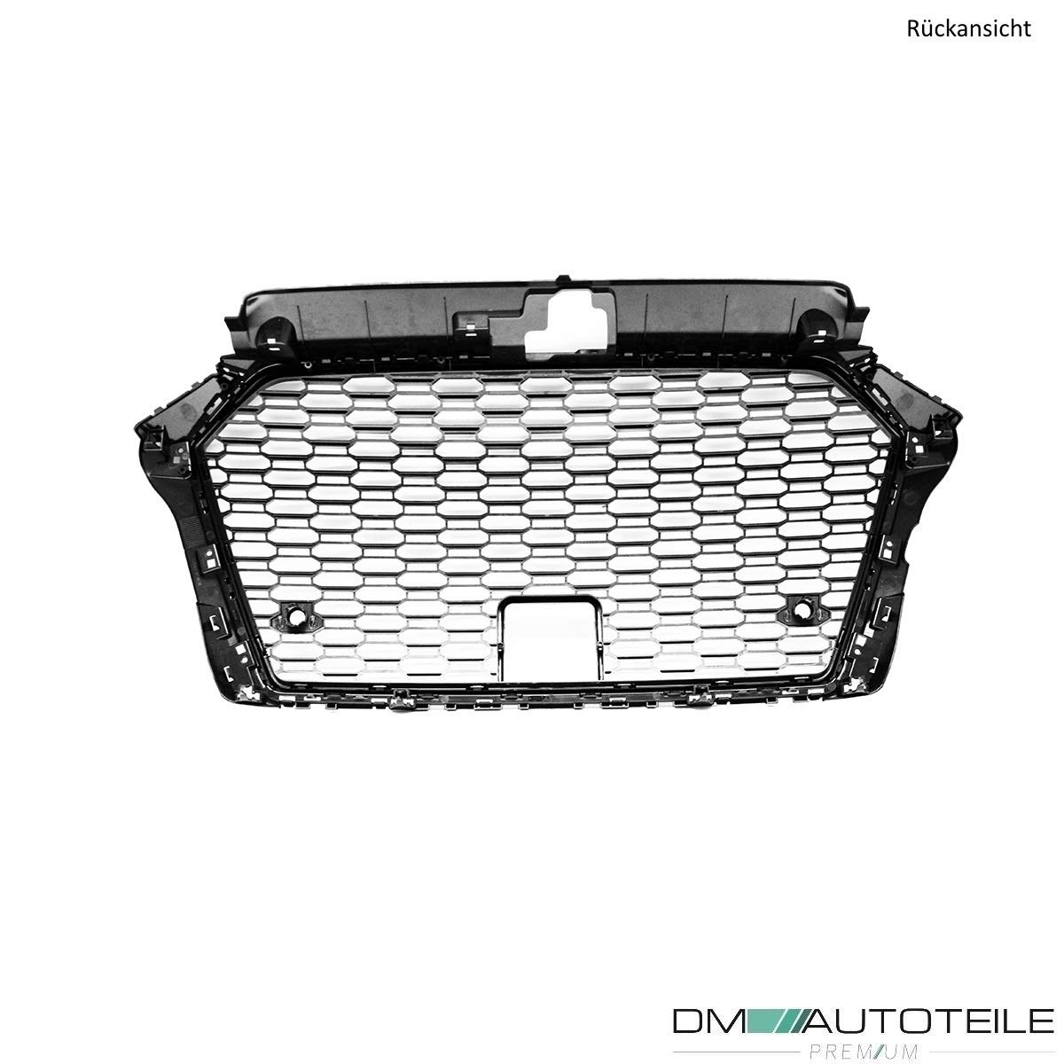 DM Autoteile Kühlergrill Wabengrill PDC Schwarz Glanz passt für A3 8V Facelift auch RS3
