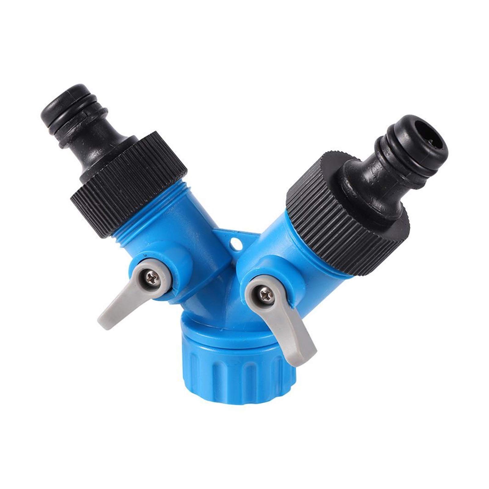 Rmzjovhow One Color Drip Irrigation Fittings Ball Valve And Cold Water Stop Y-Valve Distributor With Nipple Connector 2-Port Agricultural Quick Connector 1 Water Cooling Connector Plumbing Fittings