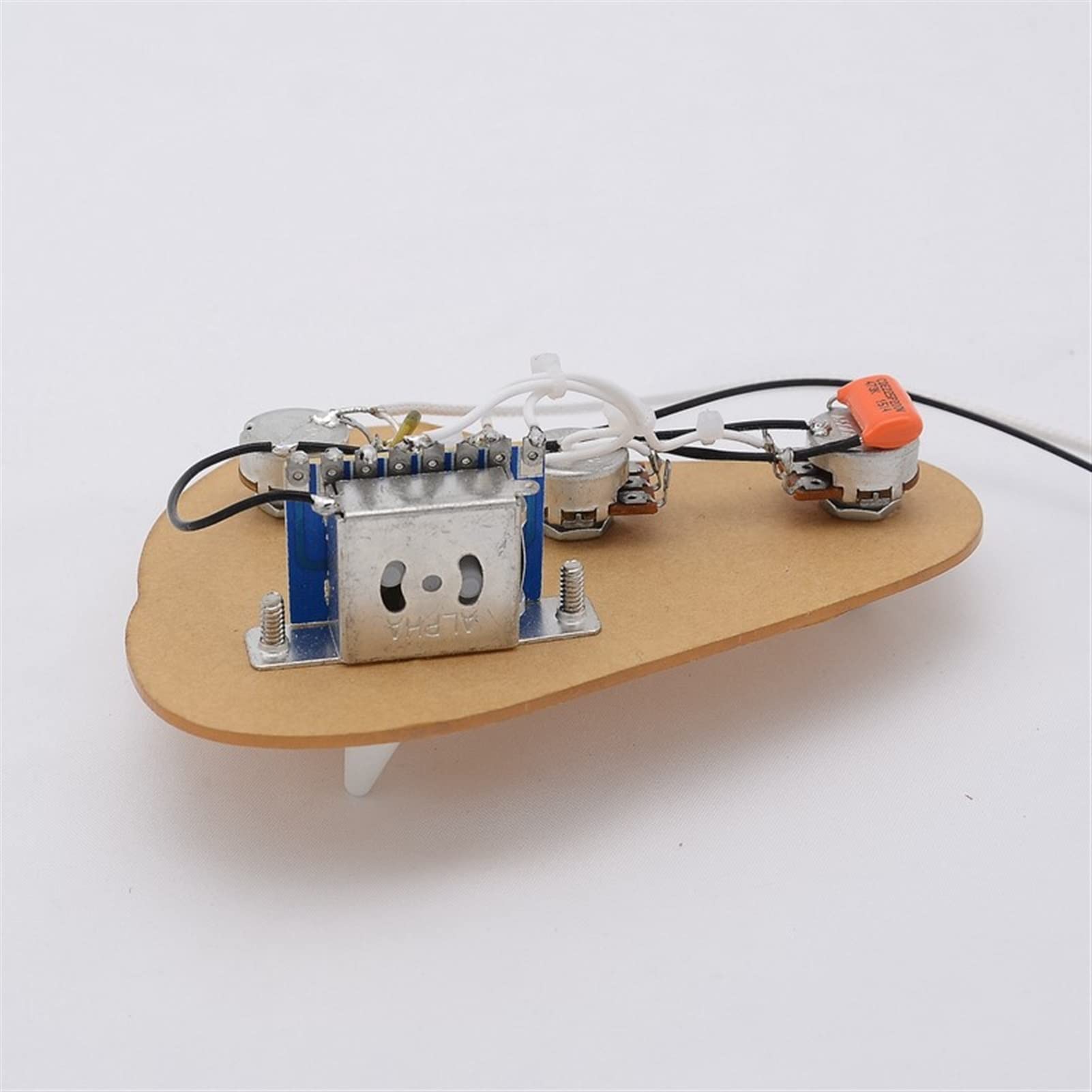 Ssh Harnais De Câblage De Guitare Électrique (pots 300K 300K + Convertisseur De 5 Voies + Sortie) Pour Style Kit De Guitare faisceaux câbles guitare