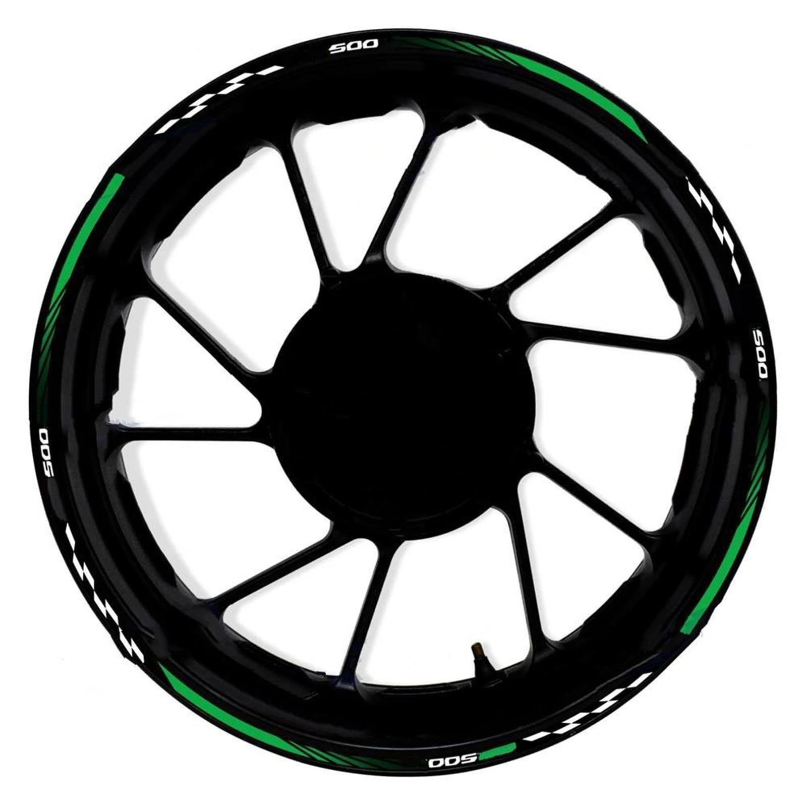 Motorcycle Front Rear Wheel Hub 17 Inch Sticker Waterproof Reflective Rim Decal Stickers for CB500X