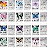 12 Pieces Butterfly Magnetic Bookmarks Inspirational Quotes Magnetic Bookmarks Magnet Page Markers A
