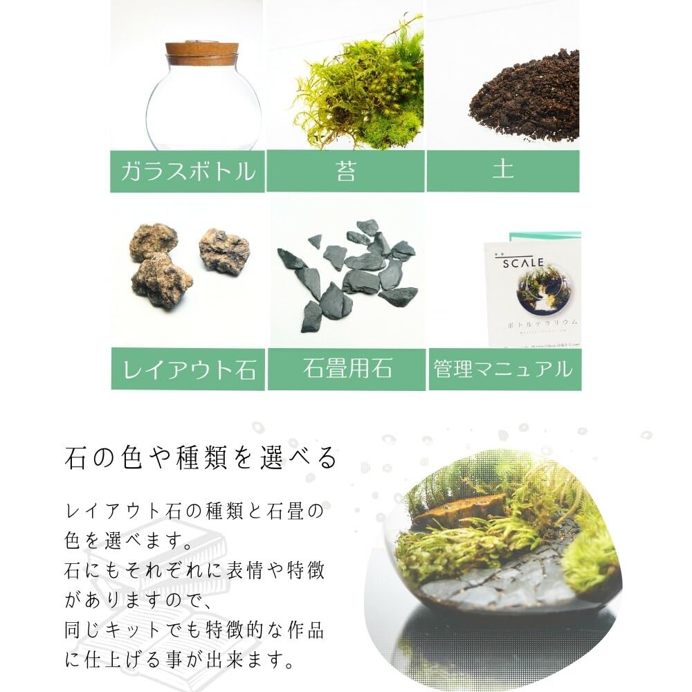 【制作キット】【石畳が作れる】M:13cm ツールなし LEDライト付ボトルse Amazon.co.jp: 【制作キット】【石畳が作れる】M:13cm ツールなし LED