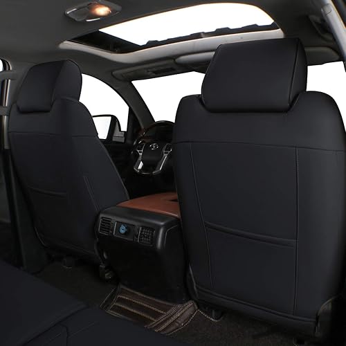 Miniatura 3 de EKR Fundas de asiento personalizadas F150 para Ford F150 SuperCrew XL 2021, 2022, 2023, XLT, Lariat y 2023 Lightning, Super Duty 250 350 450 Crew