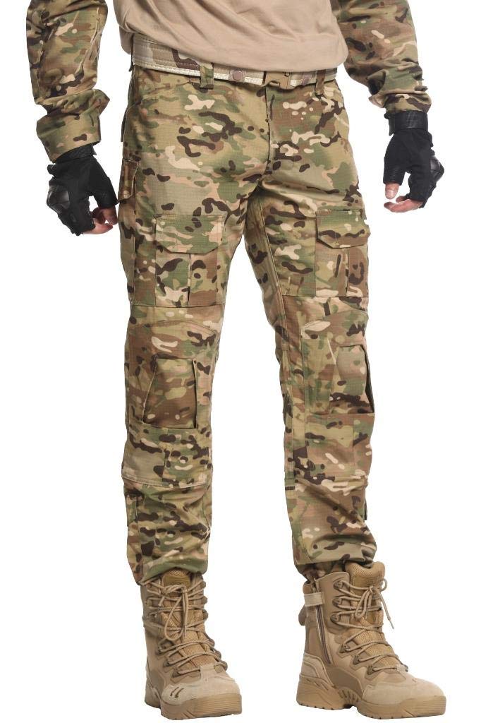 AKARMYMen's Hiking Pants for Men, Camo Travel Pants, Lightweight Mens Work Pants
