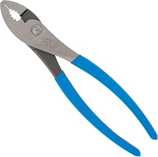 Channellock Slip Joint Pliers 528 - Utility Plier with Wire Cutter, Serrated Jaw, Rust Resistant - 8 in
