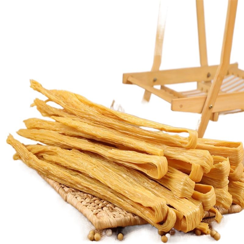Miniatura 9 de Palitos de Beancurd secos, Tofu Yuba asiático, buena fuente de proteínas, sin OMG, veganos, gran regalo gourmet, 17.61 onzas
