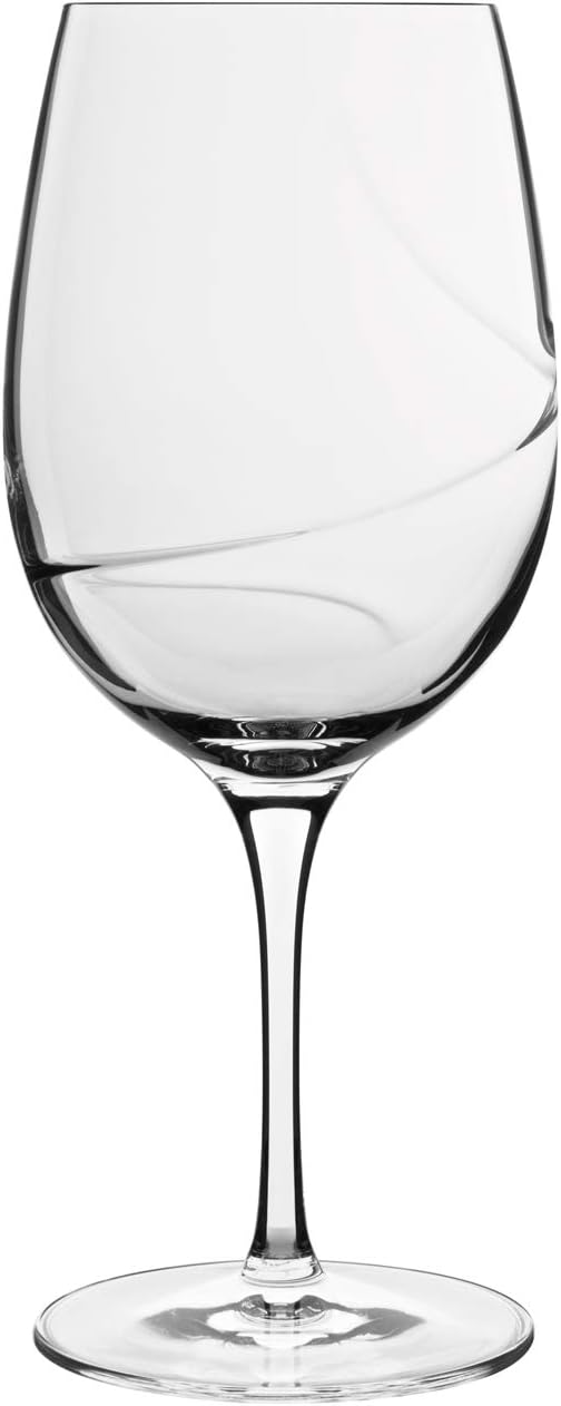 Luigi Bormioli Aero 16.25 oz Goblet Red Wine Glasses, Set of 6, Clear