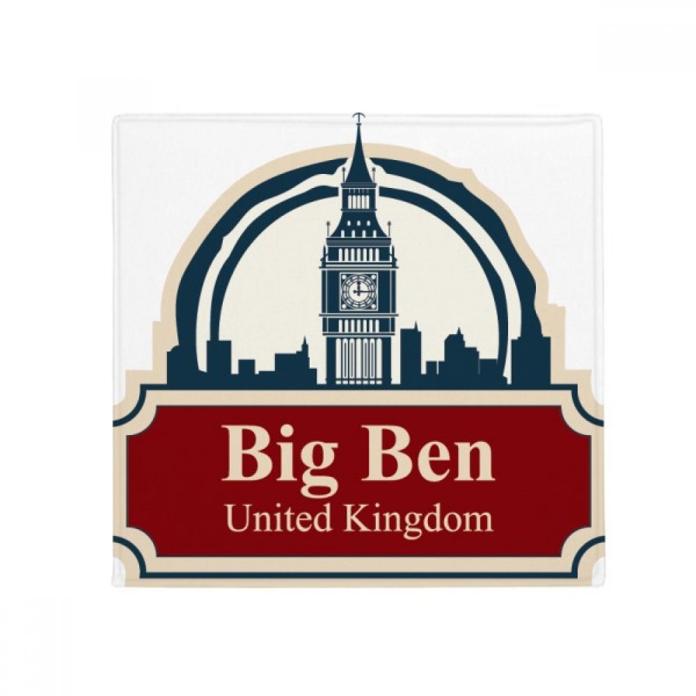 Tapis Big Ben Londres multicolore 80x80cm, idée cadeau déco pour la maison