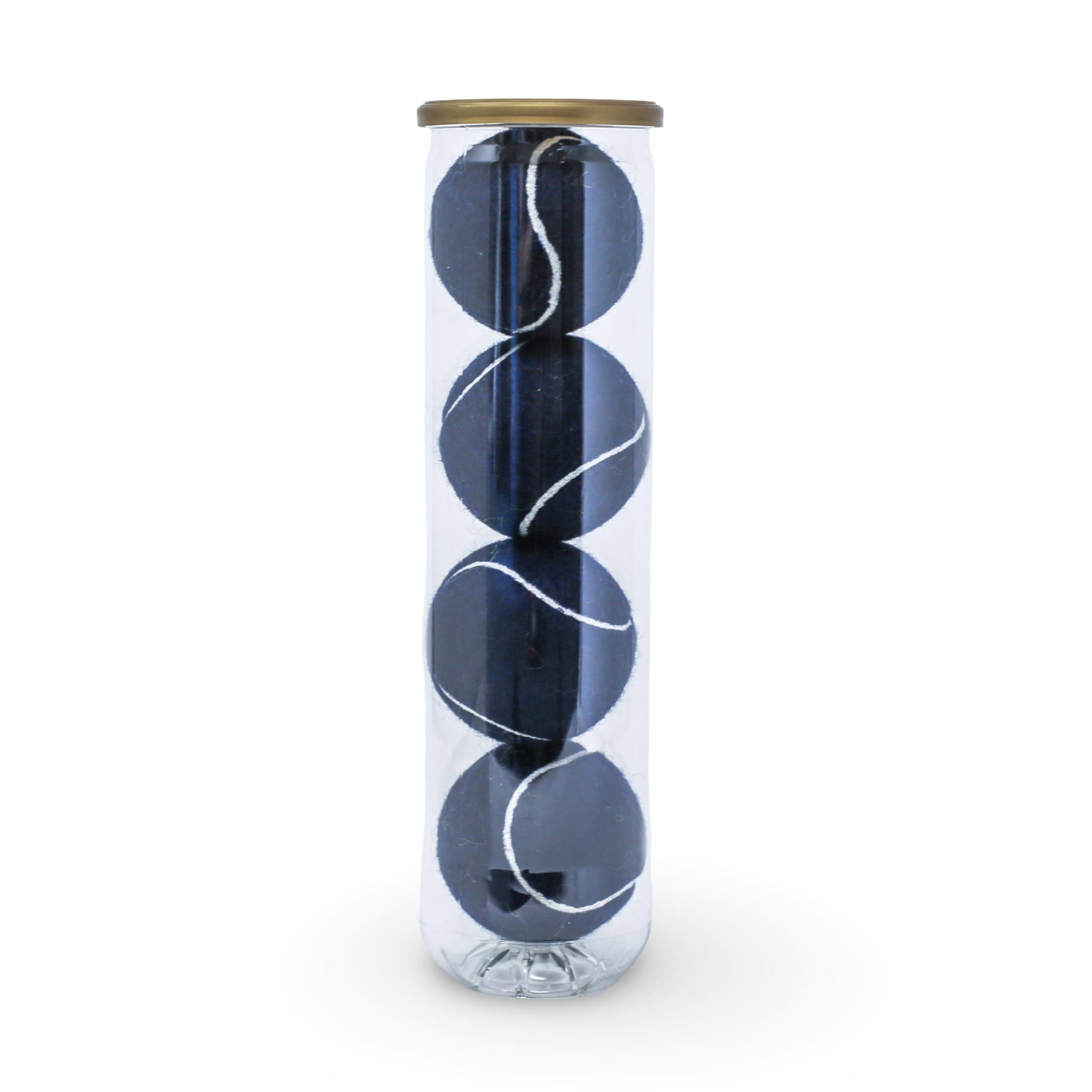 Price of Bath Coloured Tennis Balls (1 Tube of 4 Balls) | Type 2 ITF Standard | Made in UK | Perfect for Court Play, Training, or Dog Games! | Pick From Any Colour | (Navy)