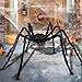 LOVEXIU Arañas Halloween De Terror 150CM,Halloween Decoracion Aranas,Halloween Arañas,Arañas De Halloween Decoracion Casa,Exterior,Interior，Puerta,Lapidas,Ventana, Espeluznante Fiesta De Halloween