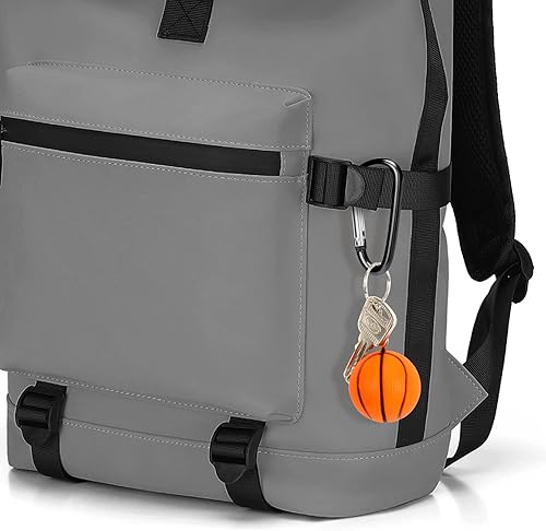 Miniatura 5 de Carabiner Clips, Upins Aluminum Locking Spring Hook Keychain D Shape Heavy Duty Buckle Pack Carabiners Clip Lock Snap Hooks Backpack Clip