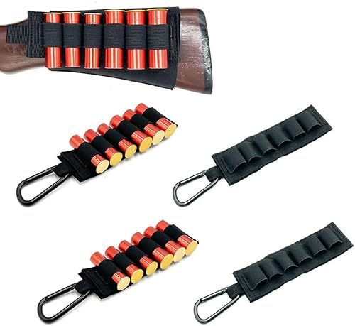 Soporte táctico de munición para rifle de culata para munición .22LR 1022, .17, 5.7 x 28, 0.219 in, 30-30, 30-06, .410, 12 y 20