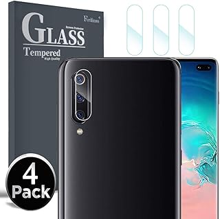 Ferilinso Protector de Lente de c?mara para Xiaomi Mi 9, [4 Pack] Pel?cula de protecci?n de Vidrio Templado sin Burbujas con garant?a de por Vida de reemplazo?Claro?
