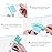 LOVEINUSA Toothpaste Tube Squeezer Dispenser, 10PCS Toothpaste Roller Squeezer Tool Tooth Paste Cap Holder for Bathroom, Assorted Colors