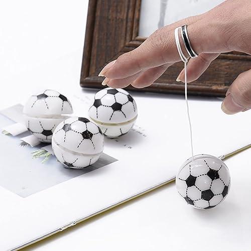 Miniatura 3 de LUOZZY 20 piezas de pelota de fútbol YoYo Funny Football Yo Ball Toy con cuerdas, regalos de fiesta de fútbol