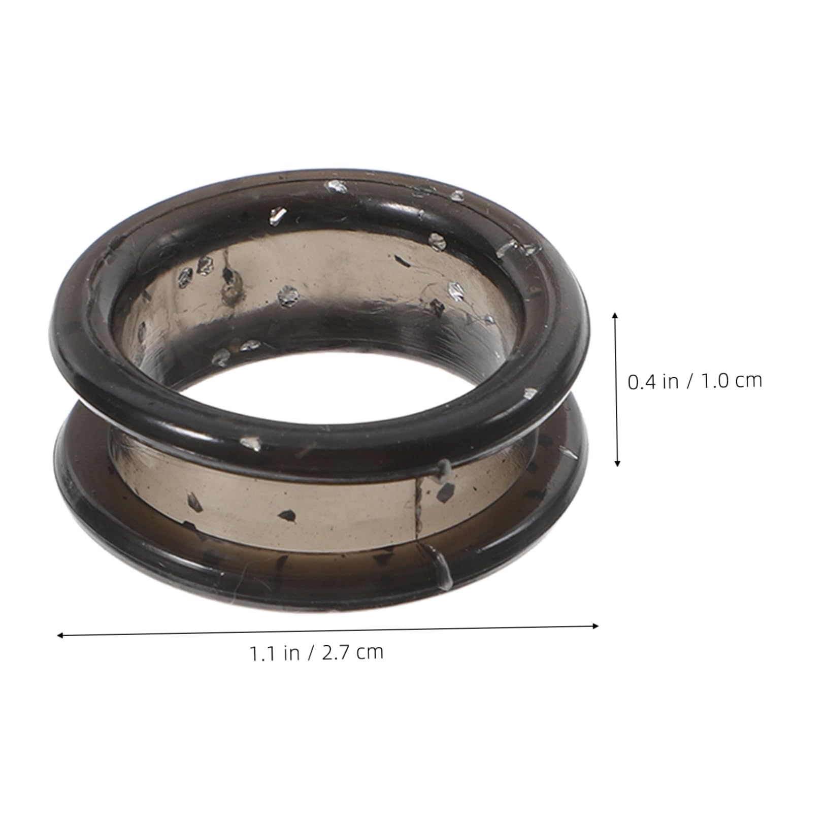 TOBBOMEY Dog Grooming Scissors Accessories 12pcs Silicone Finger Rings Soft Rubber Comfortable Colorful Scissor Finger Protectors