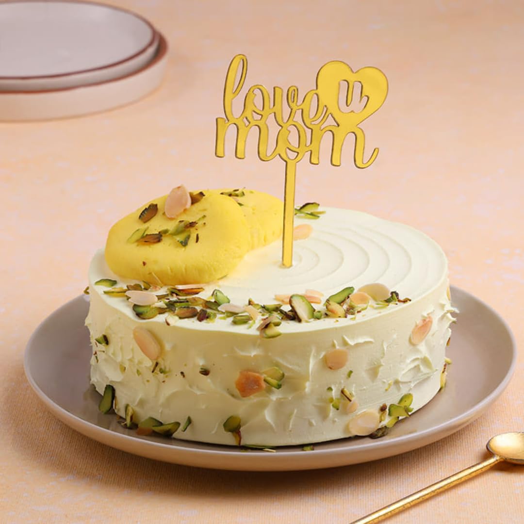 FlowerAura Delicious Fresh 1.5Kg Magic Rasmalai Eggless Cake With Topper For Birthday Gift & Mothers Day Cake For Mom | Mother | Maa | Mother-In-Law | Amma (Same Day Delivery)-picture-35