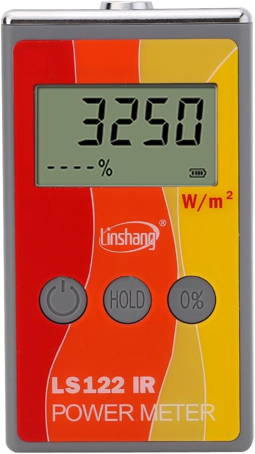 GUMEI LS122 IR Solar Power Meter infrared intensity with Rejection Value Energy Tester