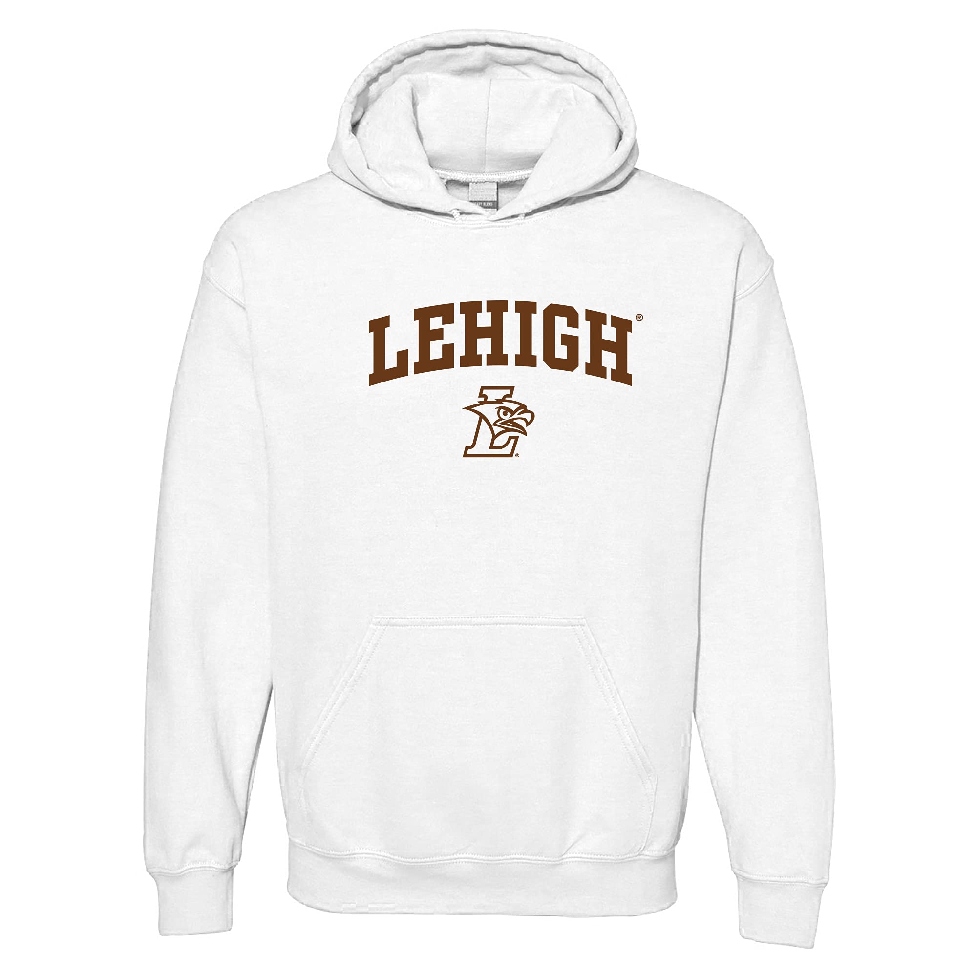 NCAA Officially Licensed College - University Team Color Arch Logo Hoodie, Lehigh Mountain Hawks White, XXXL โ image 1